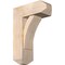 Ekena Millwork Thorton Craftsman Smooth Bracket w/ Offset Brace, Douglas Fir, 7 1/2"W x 18"D x 26"H BKT0806X18X26THR04SDF - alternate 1